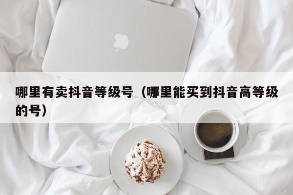 哪里有卖抖音等级号（哪里能买到抖音高等级的号）(图1)