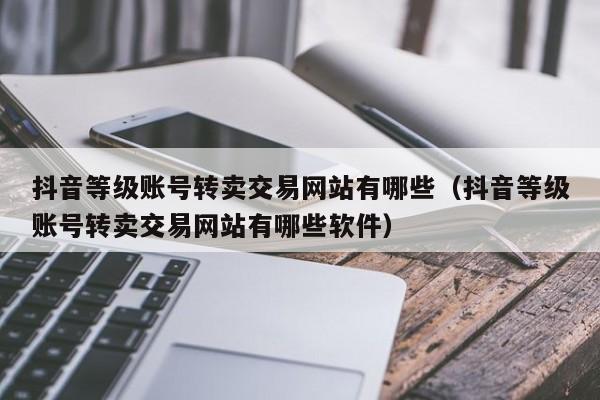 抖音等级账号转卖交易网站有哪些（抖音等级账号转卖交易网站有哪些软件）(图1)
